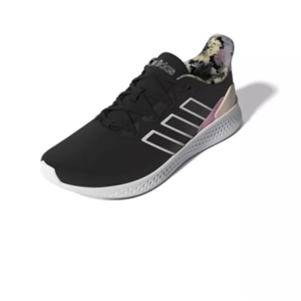 adidas Women's Black Runner with Pink Accent